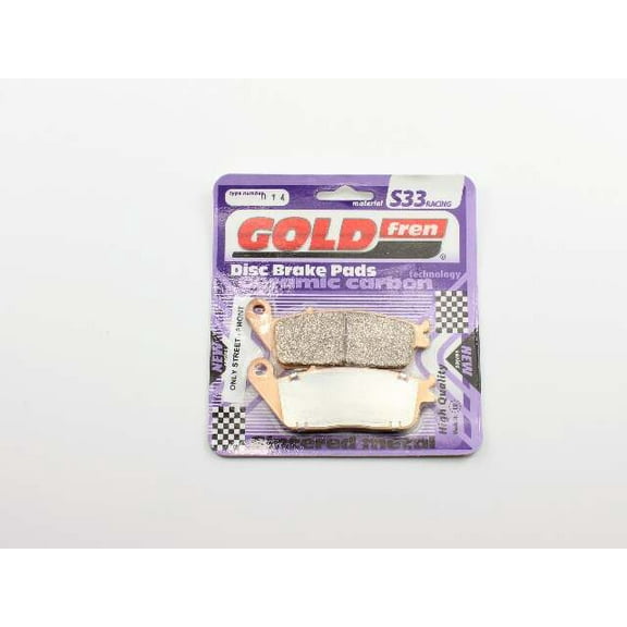 Brake Pads Racing Ceramic Carbon Goldfren S33-014  (EBC FA196 FA226)