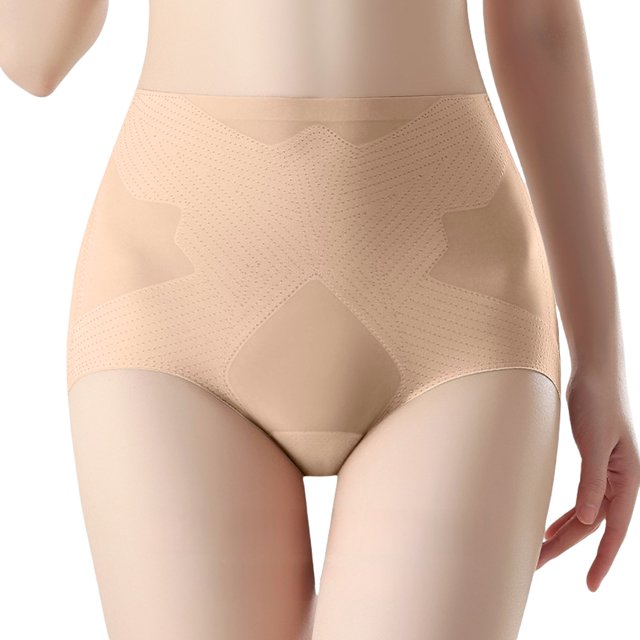 WZXFASHION Culottes pour Femmes Taille Haute en Tissu Glacé Respirant, Multipack, Culottes pour Femmes, Kaki, TTG