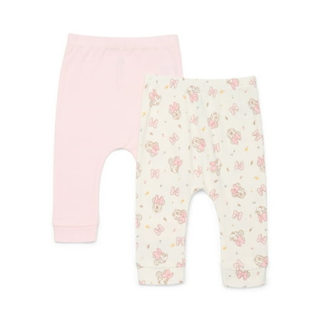 Disney Baby Wishes and Dreams Character Infant Baby Jogger Pants, 2-Pack, Sizes Newborn-18 Months