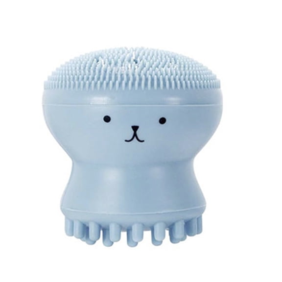 PrimeGo Face Brush Soft Silicone Facial Cleanser Sensitive Skin Deep Pore Cleansing Exfoliating Massage Brush Heads Waterproof Skincare Tool