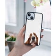 thumbnail image 5 of FINCIBO Soft Rubber Protector Cover Case for Apple iPhone 14 6.1" 2022, Basset Hound Dog, 5 of 5