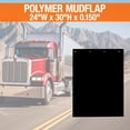 thumbnail image 5 of Mudflaps Buyers Products RC30PPB, polímero negro, 60 x 75 cm, paquete de 2, 5 of 5