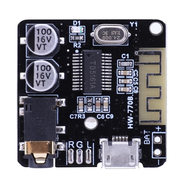 Placa decodificador de Audio 5,0 compatible con Bluetooth, módulo de decodificación de MP3 sin pérdidas, 3,7-5V FLhrweasw Nuevo