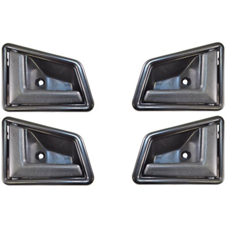 PT Auto Warehouse SZ-2063A-QP - Inner Interior Inside Door Handle, Black - Front/Rear Left/Right, Set of 4 Fits select: 1991-1998 SUZUKI SIDEKICK