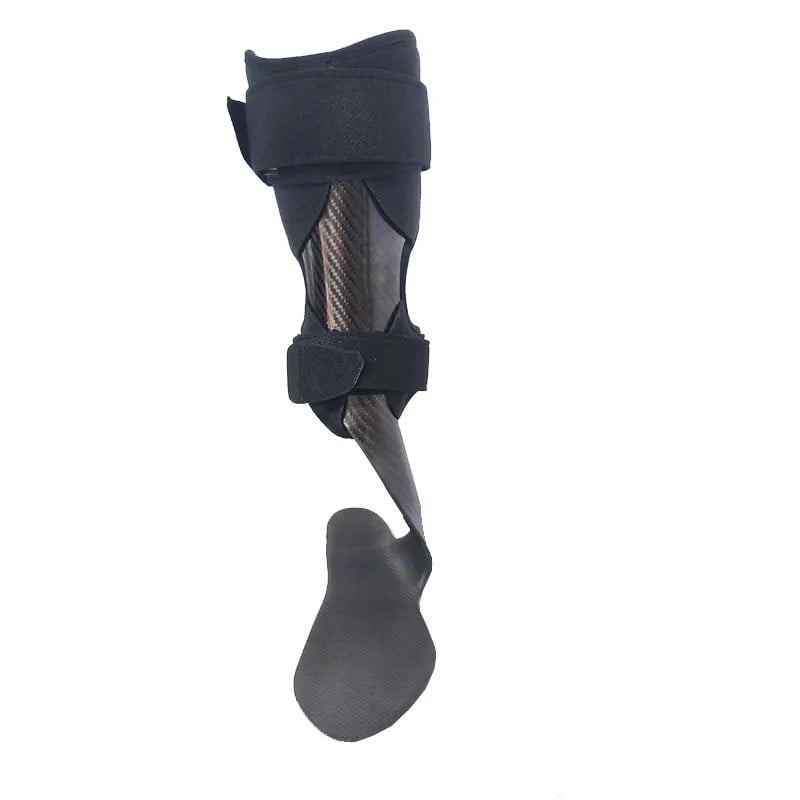 Carbon Fiber AFO Ankle Foot Orthosis - Lightweight Drop Foot Brace, Trim to Size