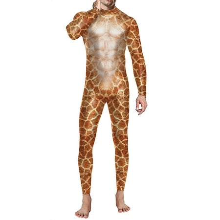 

Aueoeo Men s Halloween 3D Digital Printing Adult One-piece Halloween Party Clearance Hot Sale