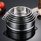 thumbnail image 4 of Vaporera de verduras de múltiples capas, limpieza conveniente, antioxidante, de grado alimenticio, vapor superior con asa, vaporera de acero inoxidable para bollos, suministros para el hogar, 4 of 7