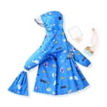 thumbnail image 6 of Edvintorg Kids Raincoats Boys Clearance Cute Printed Rainwear Raincoats Long Sleeve Waterpoof Rain Hooded Jacket Coat With Zipper 3-13Years Children's Raincoat, 6 of 7
