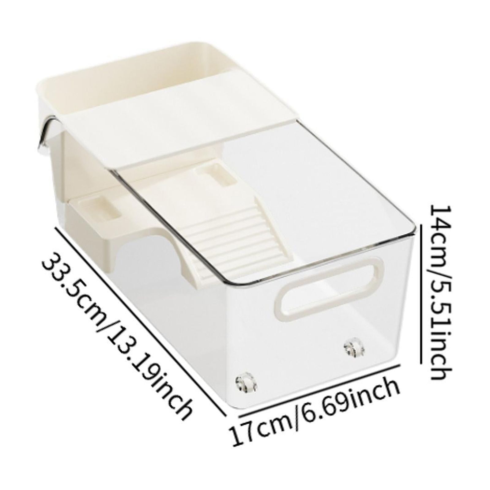 CarpNettore Turtle Aquarium Box Breeding Turtle Terrarium for Frog Hermit Crabs Crayfish