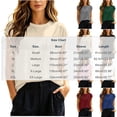 thumbnail image 4 of Horkkom Short Sleeve Tops for Women Crew Neck Solid Color Basic Tees Casual Loose T Shirts with Pocket M, 4 of 10