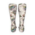 thumbnail image 6 of Yiaed Flying Butterflies-1 Print Great elasticity Adult Stockings Sports socks for Men and Women-One Size, 6 of 8