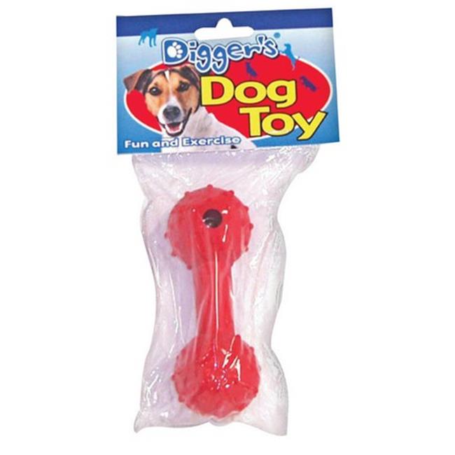 Diggers 00259 5 in. Rubber Dumb Dog Toy