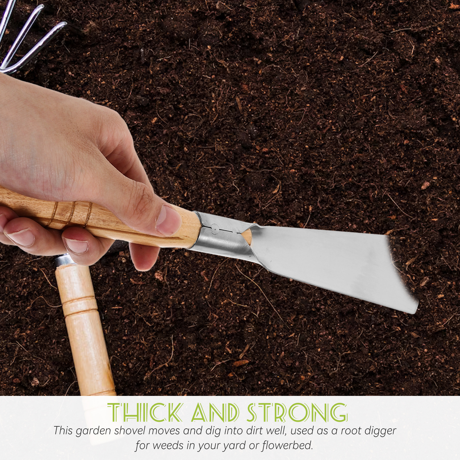 Worgeous 5-Piece Mini Garden Hand Shovel Set for Gardening, , Small Handheld Shovels and Tools