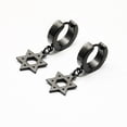thumbnail image 2 of Acero Negro Estrella Studs Earrings Joyas de, 2 of 4