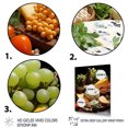 thumbnail image 3 of Designart "Food Cheese Painting Dot I" Food & Beverage Canvas Wall Art, 3 of 5