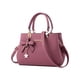 thumbnail image 4 of Bolso de mano para mujer, estilo hobo, de gran capacidad, moderno, con cremallera, para el hombro Rosa oscuro, 4 of 9