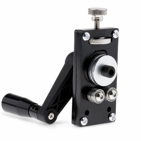 JunZheHub Fretwire Bender with Crank Handle Hand-Operated for Luthiers Repair Technicians Black