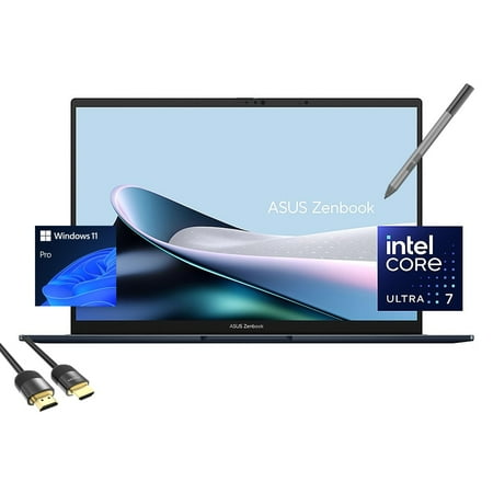 Asus Zenbook Laptop, 14” 3K 120Hz OLED Touch Display, Intel Core Ultra 7-155H, Intel Arc Graphics, 32GB DDR5, 1TB PCIe SSD, Digital Pen, WiFi 6E, Backlit KB, TB 4, USB-C, Mytrix HDMI, Win 11 Pro