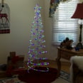 thumbnail image 6 of Alpine Corporation 59" Indoor/Outdoor Spiral Christmas Tree with LED Lights, White, 6 of 13