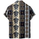 thumbnail image 3 of Camisas De Vestir Para Hombre Camisa de manga corta creativa holgada informal con estampado Digital 3d de bohemia a la moda de verano (Yellow, 3XL), 3 of 4