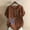 Coffee, variant on Fashion Womens Tops Retro Bamboo Print Casual Loose Cotton Linen Short Sleeve Pullover T Shirt PP2