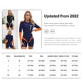thumbnail image 7 of vastwit Womens One Piece Bathing Suit Stretchy Shorty Wetsuit Swimsuit Athletic Surf Swimwear Black XL, 7 of 7