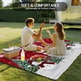 thumbnail image 4 of Outdoor Rug 4x6 ft Red Snowman Christmas Waterproof Outdoor Patio Rug Mat Non Slip Outside Area Rugs Carpet for RV,Camping,Porch,Deck,Pool,Balconybackyard,White Snowflake Xmas Tree, 4 of 9