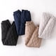 thumbnail image 4 of Pantalones anchos de algodón para mujer, otoño e invierno, pantalones gruesos y cálidos para mujeres de mediana edad y mayores, pantalones casuales de algodón rectos de talla grande para, 4 of 5
