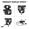 thumbnail image 2 of Tomshoo faros, 18000lm 6 plomos con atv (2 modos compatibles con kit de arnés Auxiliar con Incluido (2 Modos Av Utv Modos Ideales Con Suv Boat Kit Y, 2 of 8