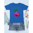 thumbnail image 3 of Celestial Pink Pumpkin T-Shirt Juniors -Rose Khan Designs,  Large, 3 of 4