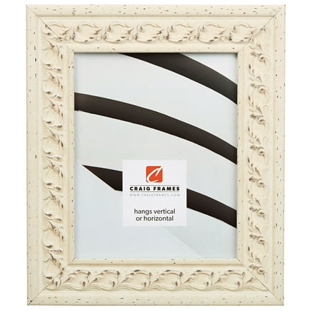 Craig Frames Swedish Country, Scandinavian Antique White Picture Frame, 10 x 12 (Best Time To Travel To Scandinavian Countries)