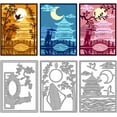 thumbnail image 1 of Troqueles de corte de arquitectura japonesa en capas para la fabricación de tarjetas, troqueles de acero al carbono para bordes, plantillas para álbumes de recortes y troqueles de repujado., 1 of 9
