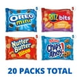 thumbnail image 3 of Nabisco Oreo Chips Ahoy! Nutter Butter Ritz Bits Cookies & Crackers Variety Pack, 20 ct, 1 oz (packaging may vary), 3 of 4