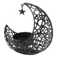 thumbnail image 2 of Metal Candle Holder, Multifunction Moon Candlestick Wide Use  For Christmas Gold,Black, 2 of 8