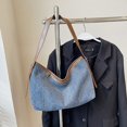 thumbnail image 2 of Bolso informal de gran capacidad para mujer, bolso bandolera versátil, popular, de un solo hombro, tipo cubo, para ir al trabajo, 2025, 2 of 5