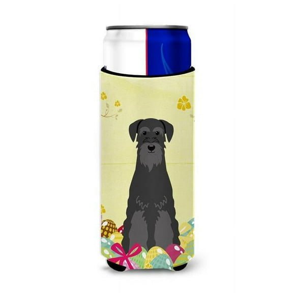 Carolines Treasures Easter Eggs Standard Schnauzer Black Michelob Ultra Hugger for Slim Cans