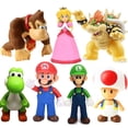thumbnail image 2 of Figuras de acción de Super Mario Bros, modelos coleccionables de dibujos animados creativos de Luigi, Yoshi y Mario, juguetes para niños, regalo de cumpleaños, 2 of 5