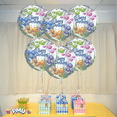 thumbnail image 3 of PMU Happy Birthday Fish bowl 18 Inch Mylar-Foil Balloon Pkg/5, 3 of 7