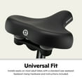 thumbnail image 3 of Schwinn Midway Cruise Large Comfort Bike Seat, Soft Foam, Black, 3 of 8