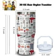 thumbnail image 2 of 30oz Hair Stylist Gifts Hairstylist Tumbler with Handle for Female Women, Stainless Steel Insulated Cup, Coffee Mug Water Bottle for Hairdresser Cosmetology Salon Owner Beautician, 2 of 6