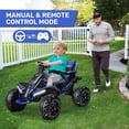 thumbnail image 6 of TOKTOO 24V Ride On Car for Big Kids, 4x200W Motors Kids ATV with Remote Control, Suspension, Music & LED Lights, Ride On Toys for Big Kids Ages 3-12, Blue, 6 of 7