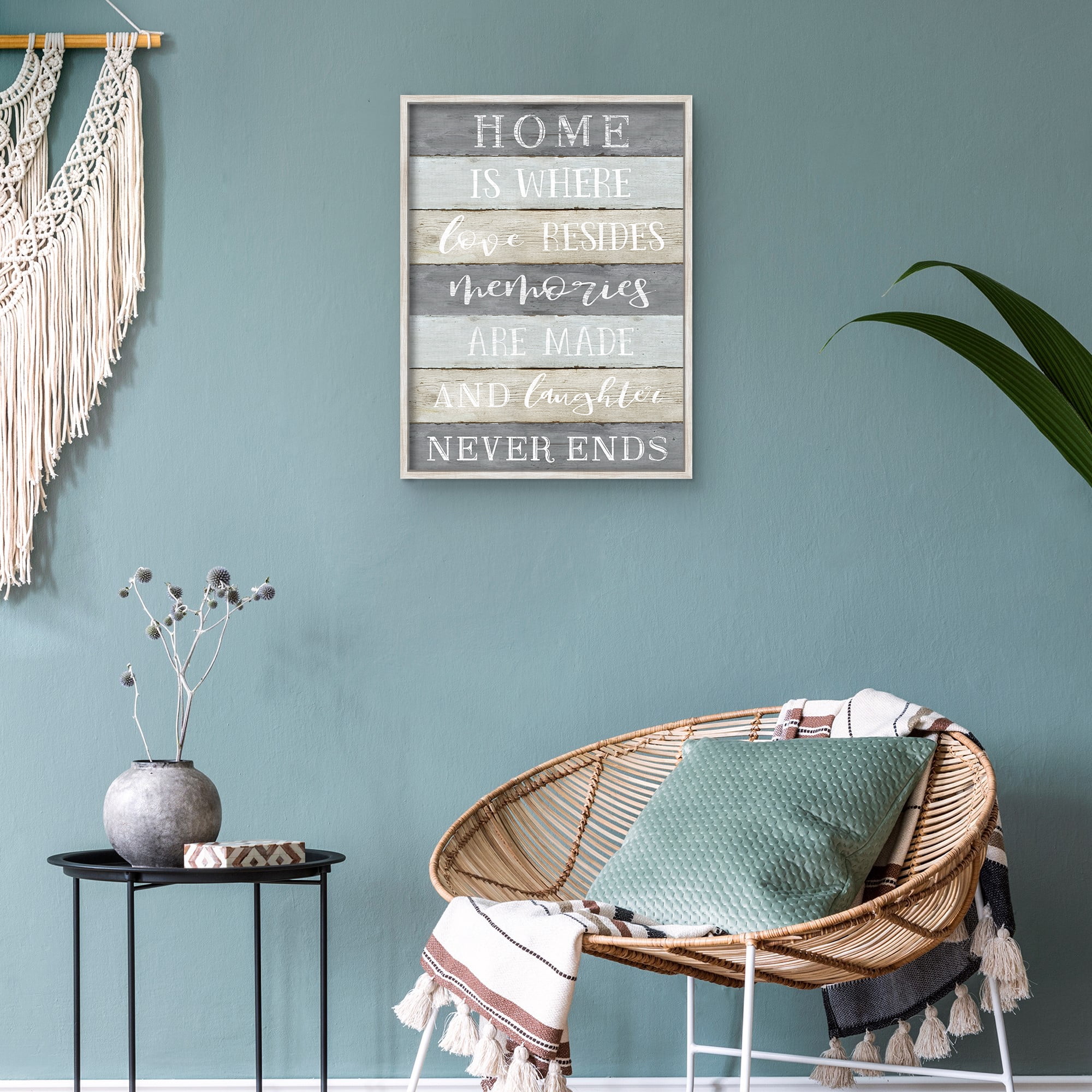 Laughter Never Ends by Natalie Carpentieri Box Framed Canvas Art Print