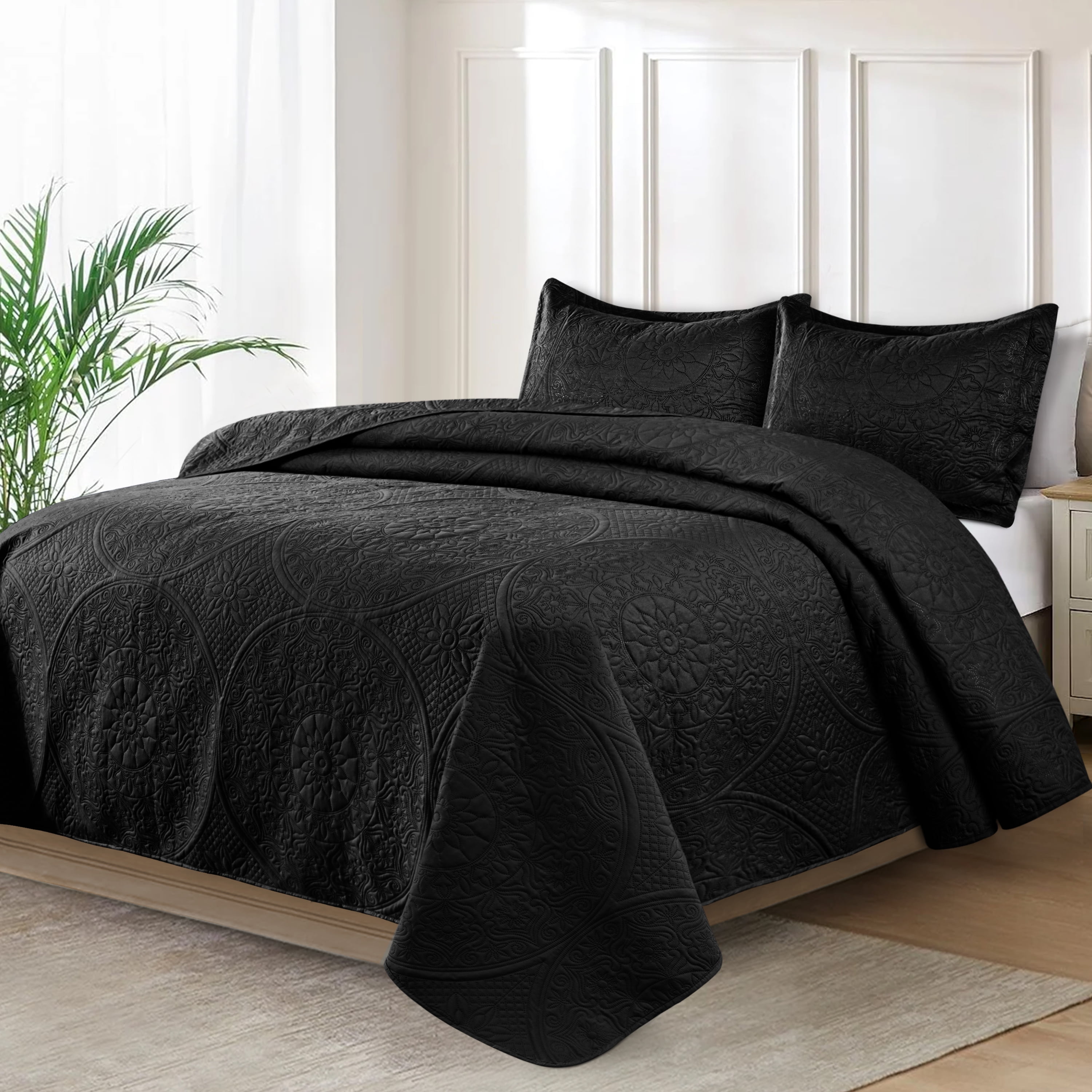 Twin Quilt Set - Lightweight Summer Bedspread Bedding Set for All Season, 2 Piece (1 Quilt, 1 Pillow Sham)