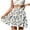 Multicolor, variant on WRKEKC Mini Skirts for Women, Summer Skirts for Women, Women's Summer Beach Polka Print Lace Drawstring Tie Adjustable Pleated Short Skirt