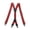 Bright Red, variant on Elastic work suspenders for men construction daily wear assorted solid colors 1 pack