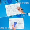thumbnail image 6 of 10 Pack XY Axis Graph Whiteboard 9''×12‘’ Coordinate Plane Dry Erase Board for Teacher Math Classroom Must Haves, Grid Small Dry Erase White Boards for Students School Supplies, 6 of 7