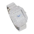 thumbnail image 2 of Women's Luxury Crystal Diamonds Iced Out Watch, a True Testament to blinged-Out Beauty and Timeless Glamour (L0513LA Trim-SLV), 2 of 4