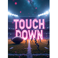 thumbnail image 4 of Vintage Style Football Themed Banner with Touch Down Text, Ideal for Football Parties, Sports Events, Fan Gatherings, Photo Backdrops, and Home Decorations, 4 of 7