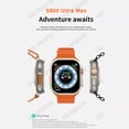 thumbnail image 2 of Smart Watch Reloj Inteligente S800 Ultra Max Fralugio Nfc Full Touch Hd  Negro Fralugio Sport, 2 of 4