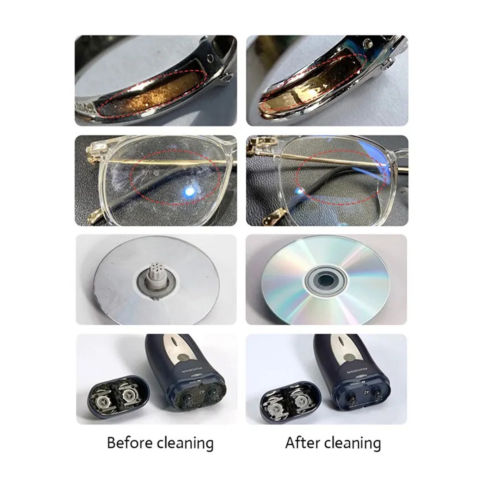 Digital Ultrasonic Cleaner Sonicator Bath Vibration Ultrasonic Jewelry Glasses Circuit Board Watch